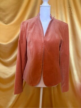 Joseph Rust Velvet Blazer